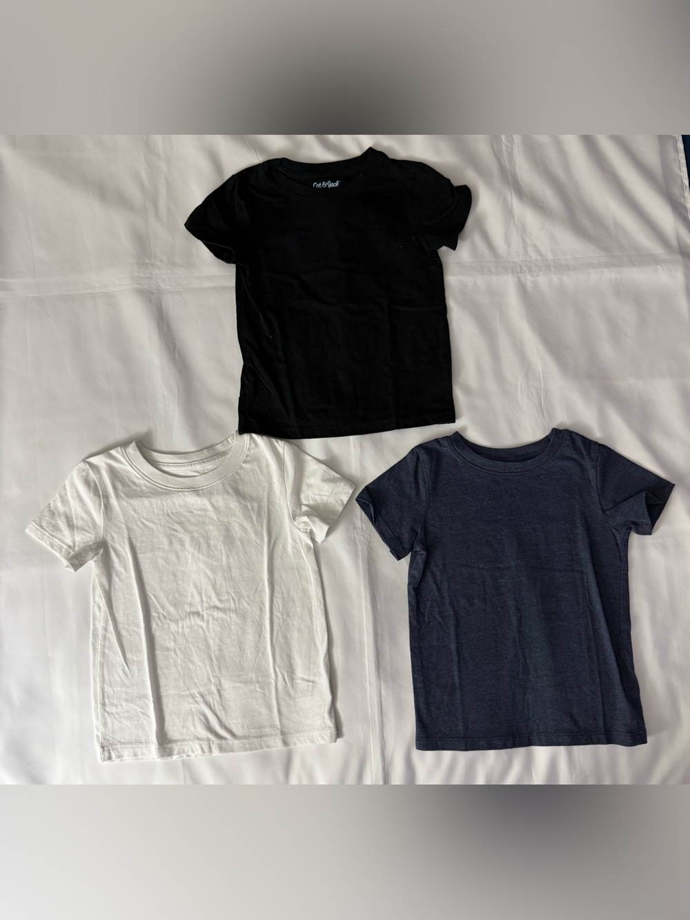 Cat & Jack 3p Toddler Short Sleeve Shirt Bundle